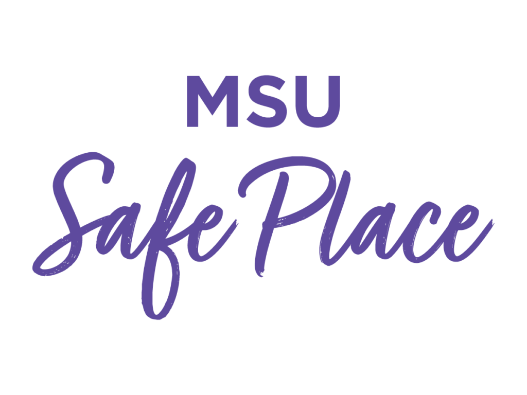 MSU Safe Place Logo - Purple